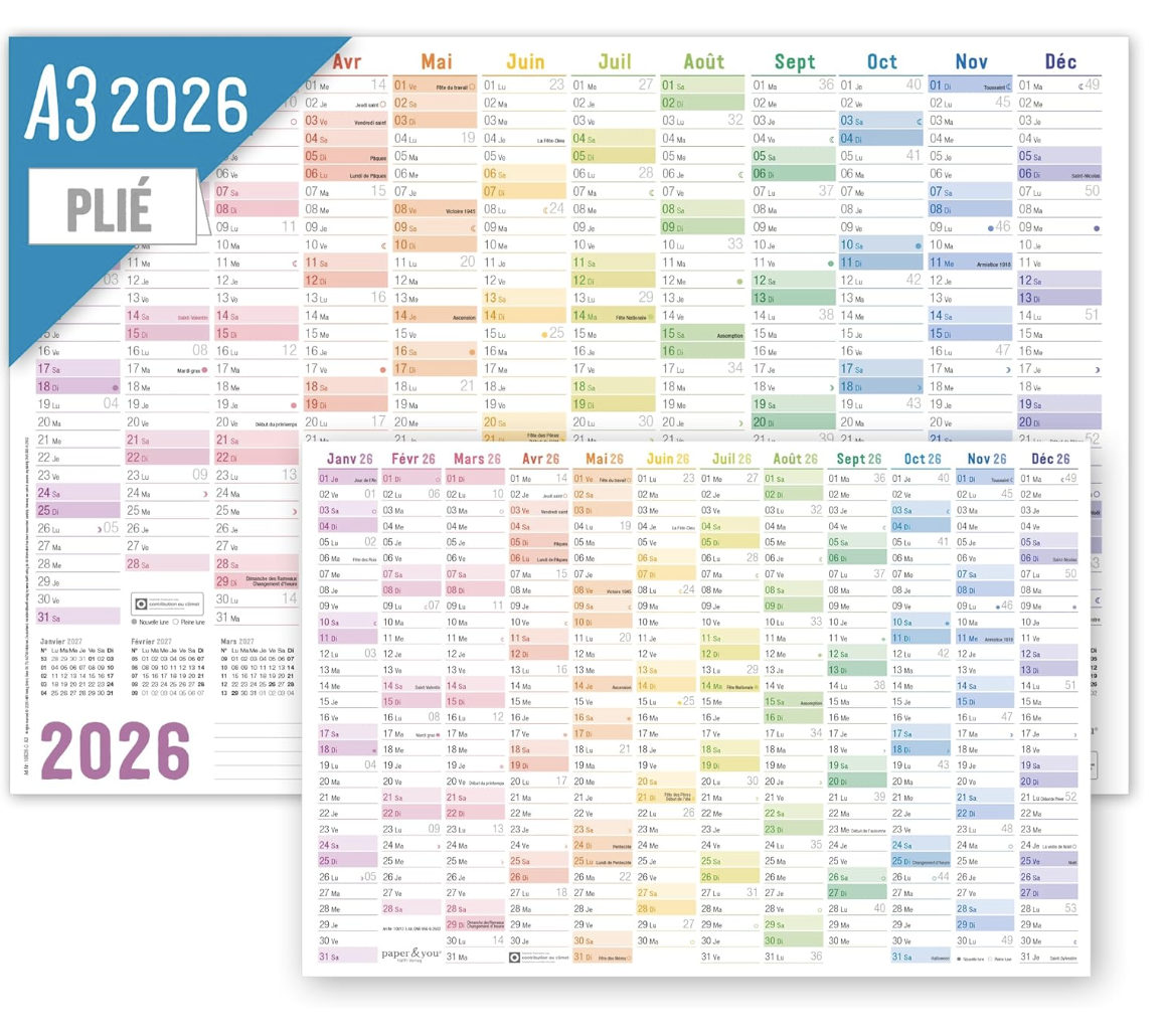 Couverture Calendrier mural XXL 2026