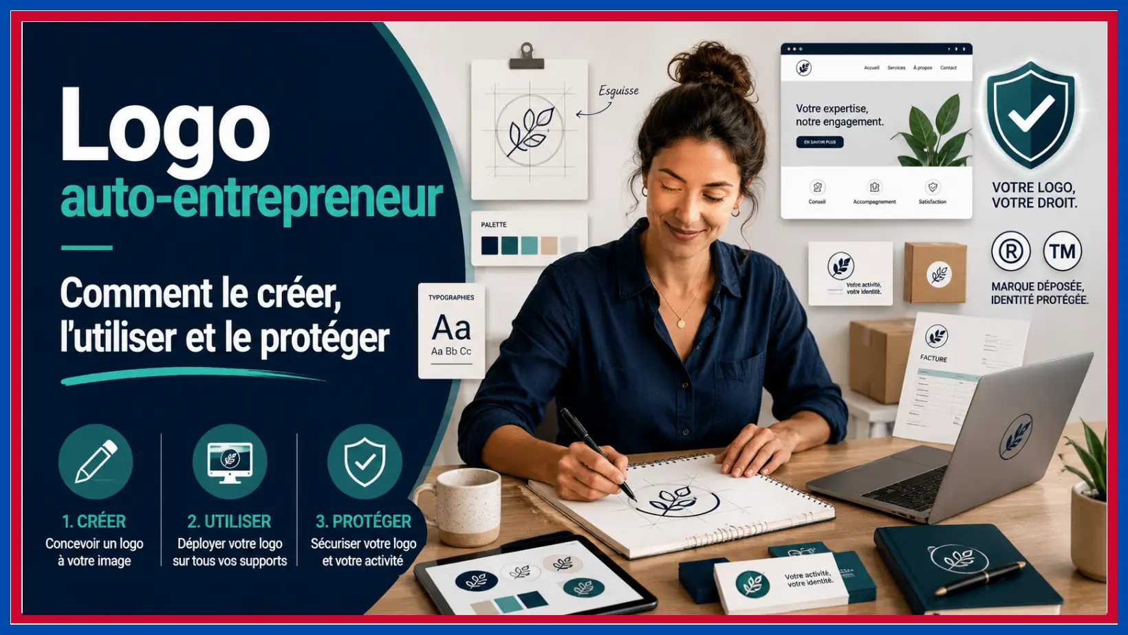 You are currently viewing Logo auto-entrepreneur : comment le créer, l&rsquo;utiliser et le protéger