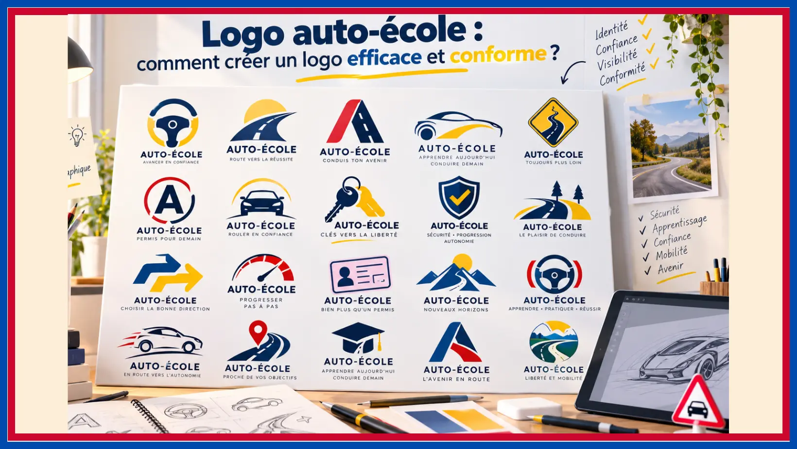 You are currently viewing Logo auto-école : comment créer un logo efficace et conforme ?