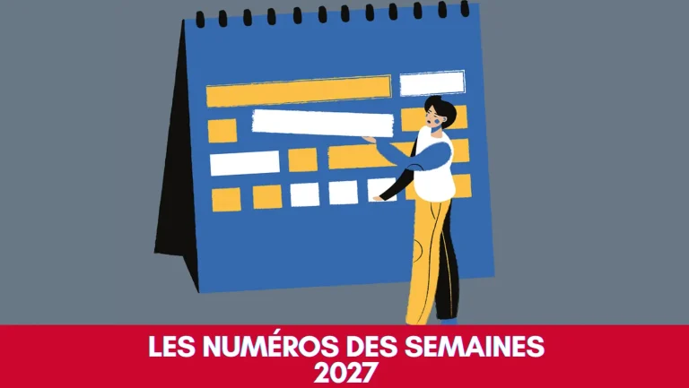 Les numéros des semaines 2027